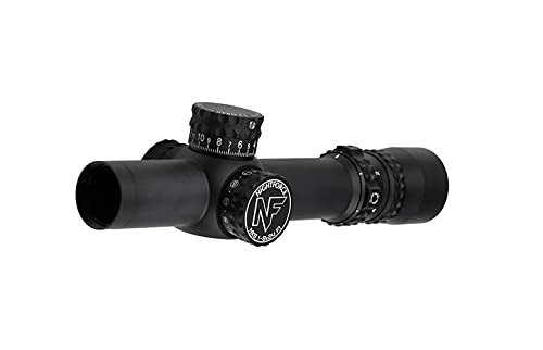 Nightforce NX8 1-8x24 F1 Scope with Zerostop, PTL, 30mm Tube, 5 MOA, FC-MOA Reticle Red