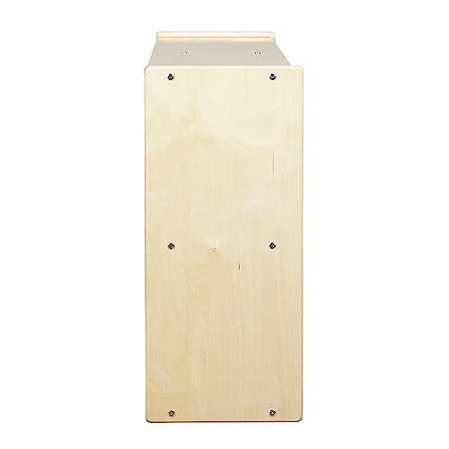 Contender 20 Cubby Hardwood Storage Shelf Natural