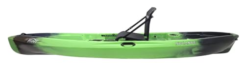 NuCanoe 2024 Flint Kayak with Fusion Seat Recreational Kayak Nuclear Green