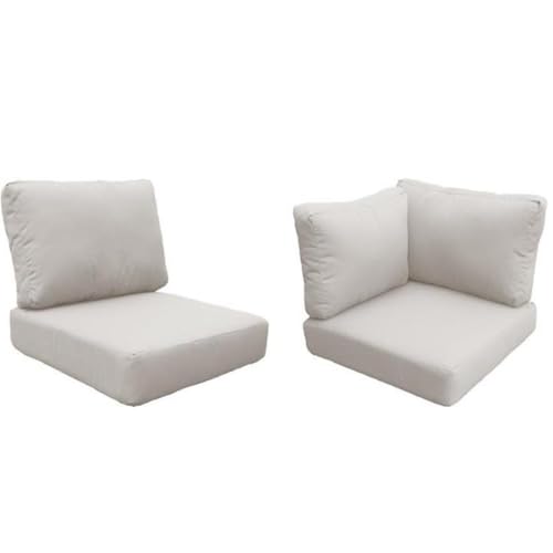 TK Classics Florence Cushions for Patio Furniture Beige