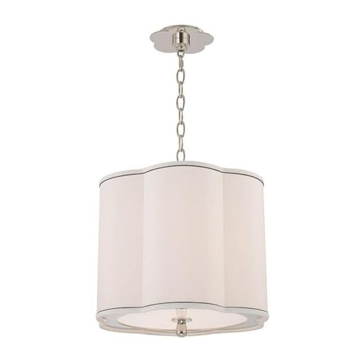 Hudson Valley Lighting Sweeny Three Light Pendant Polished Nickel Silver