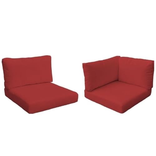 Afuera Living Weather & Water Resistant Cushion Set Terracotta