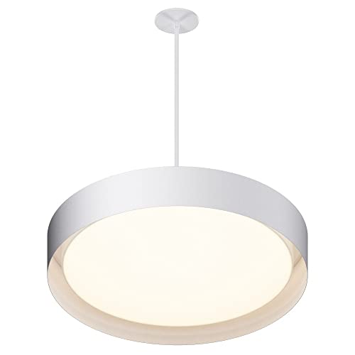 ET2 Echo 40W LED Pendant Light 5" Tall 24" Wide White Finish