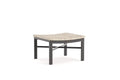 Winston Jasper Ottoman Textured Pewter Frame Finish/Beechwood Weave