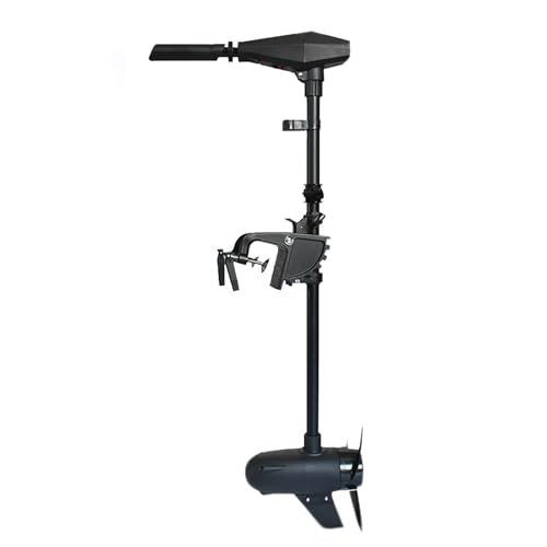 ApisQueen 12V 80LBS Thrust Outboard Trolling Motor Black