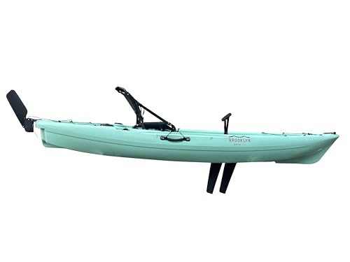 BKC Brooklyn 10.0 Single Pedal Sit On Top Fishing Kayak Teal