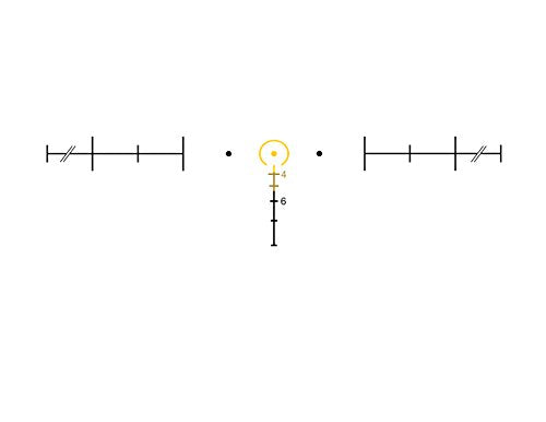 Trijicon ACOG 4x32 Scope Dual Illuminated Horseshoe Dot .223 Reticle Amber