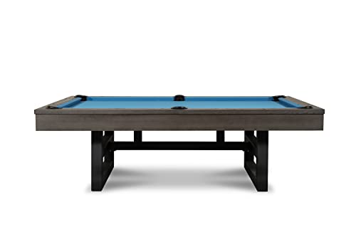Empire USA 8FT Chino Slate Pool Table with Premium Billiard Accessories Charcoal