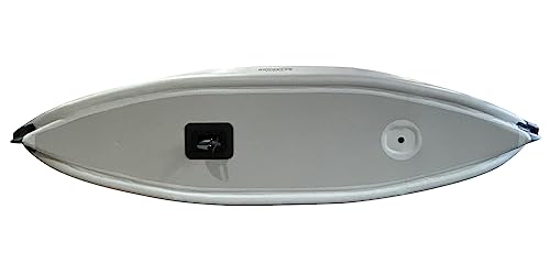 BKC IN13 Inflatable Pedal Kayak Single Pedal-Drive (Grey)