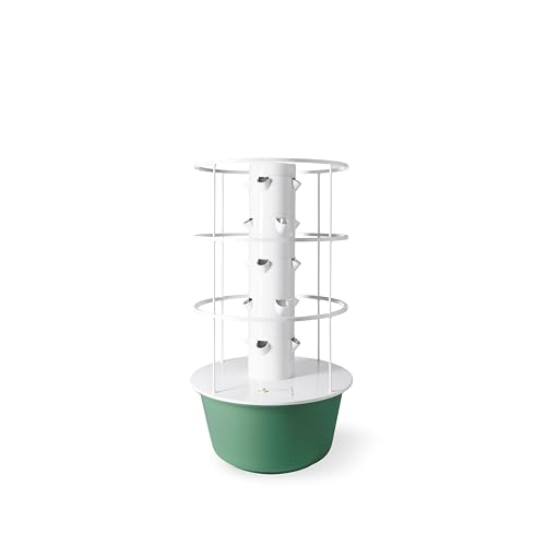 TOWER GARDEN Flex with Support Cage Bundle White Green