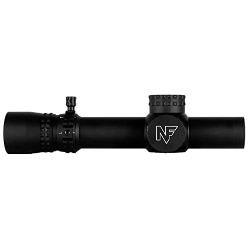 Nightforce NX8 1-8x24mm F1 Capped First Focal Plane 30mm Tube Waterproof Gun Scope Black