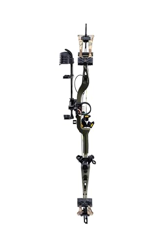 Bear Archery The Hunting Public Adapt 2 Ready to Hunt Compound Bow Package Right Hand Throwback Green