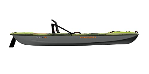 Pelican Catch Mode 110 Fishing Kayak - Premium Angler Kayak with Lawnchair Seat - 10.5 Ft., Venom