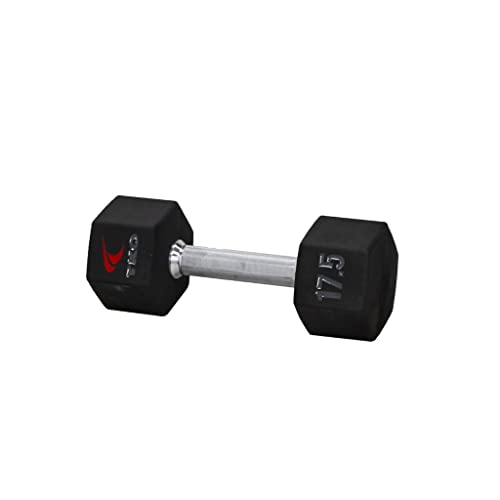 TKO Tri Grip Urethane Hex Dumbbell Set 5-50lbs
