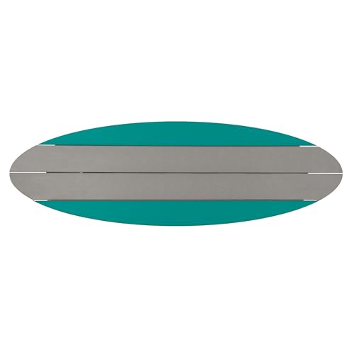 Bahia Verde Shoreline 3-Piece Bar Height Balcony Set Cove Gray with Seaglass Blue