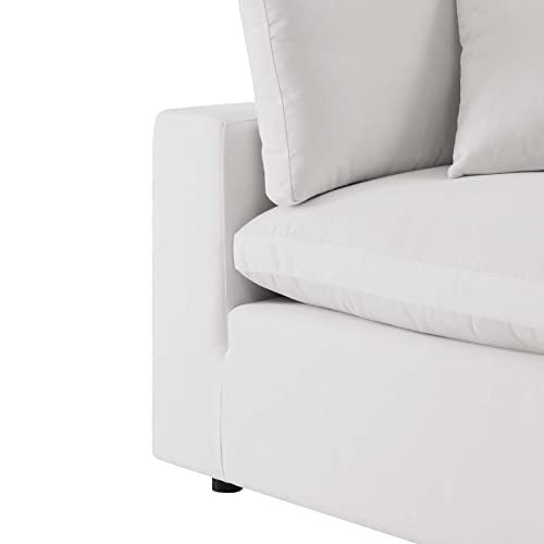Modway Commix Overstuffed Outdoor Patio Loveseat White