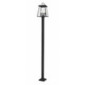Z-Lite Broughton Outdoor Post Light 4-Light 240W Black