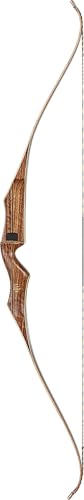 Bear Archery Fred Super Kodiak Recurve Bow 45 lbs LH Shedua With Black Stripe