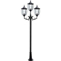 DABMAR LIGHTING INC Victoria 3-Light Post Fixture GM3015-B