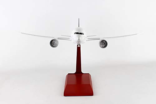 Daron Skymarks Thai 787-8 Model 1/100 with Wood Stand & Gear Purple