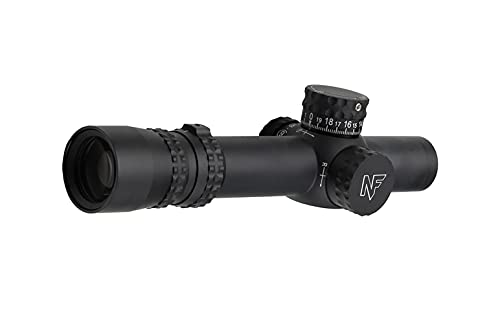 Nightforce NX8 1-8x24 F1 Scope with Zerostop, PTL, 30mm Tube, 5 MOA, FC-MOA Reticle Red