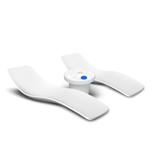 Aquamarine In-Pool Chaise Lounge Set - Weather Resistant Garden Chairs - Compatible with All Pool Types - White