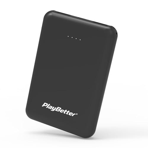 PlayBetter Golfjoy Golf Waver Launch Monitor Bundle (Silver) - Radar Based for Indoor & Outdoor Use - Lightweight, Long Battery Life - Includes Large Portable Charger
