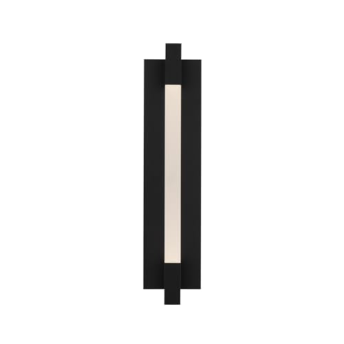 Modern Forms Heliograph 24in LED Outdoor Wall Light 3000K Black
