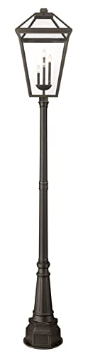 Z-Lite Talbot 4-Light Outdoor Post Fixture Oil Rubbed Bronze