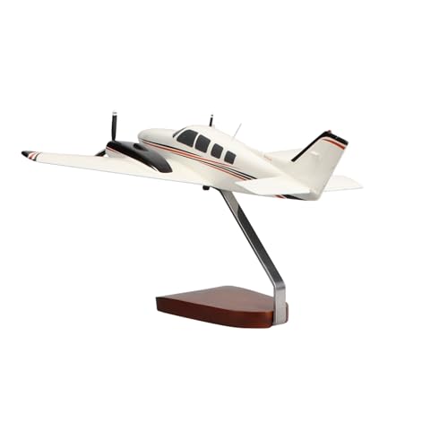 High Flying Models Beechcraft Baron G58 Large Mahogany Sculpture Multicolor