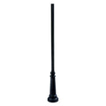 Acclaim Lighting Fluted Outdoor Post Light 8" Matte Black