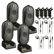 Motorola Solutions CLP1080e 8-Channel Two-Way UHF Business Radio 4-Pack Black