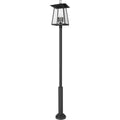 Z-Lite Rainer 6 Light 126" Tall Post Light Black
