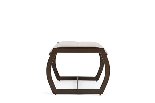 Winston Key West Padded Sling Ottoman Java/Fife Pumice