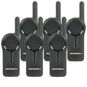 Motorola 6 Pack DLR1060 Walkie Talkie Radios Black