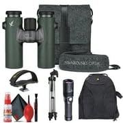 SWAROVSKI OPTIK CL 10X30 Binoculars with Northern Lights Accessory Package, Backpack, Flashlight, Tripod, Adapter, and Cleaning Kit Green