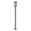 Z-Lite 3 Light Outdoor Post Mounted Fixture Oil Rubbed Bronze
