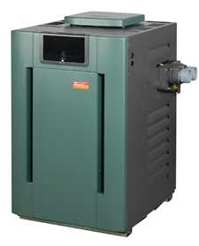 Raypak Millivolt Heater with Copper Tubing and Polymer Headers Propane 406000 BTUs