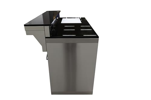 Luxuria Spas Flame Pro Series Stainless Steel Bar Top Silver
