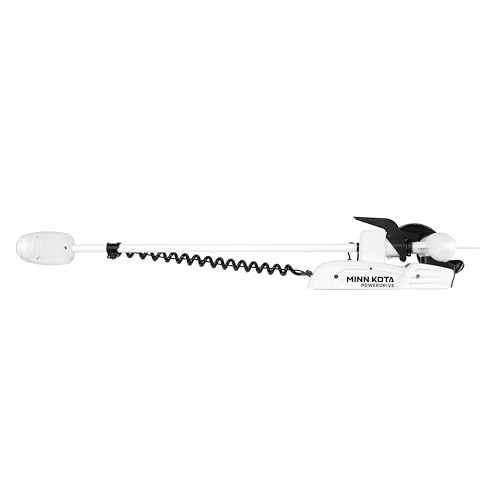 Minn Kota Riptide PowerDrive 70 lb. Thrust 54" Shaft Micro Remote White