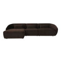 Moe's Home Collection Amelia Lounge Modular Left Sectional Espresso