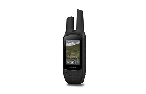 Garmin Rino 755t Rugged Handheld 2-Way Radio GPS Navigator with Camera and Preloaded TOPO Mapping Black