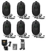 Motorola Solutions 6 x CLP1010e 1-Channel 2-Way UHF Business Radio Black