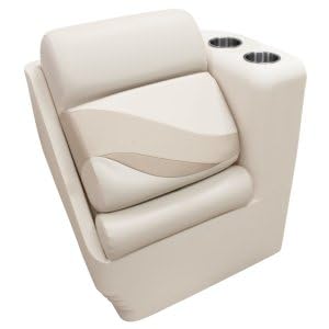 RestorePontoon Pontoon Boat Seats 69" Platinum/Cobalt/Navy Blue-986