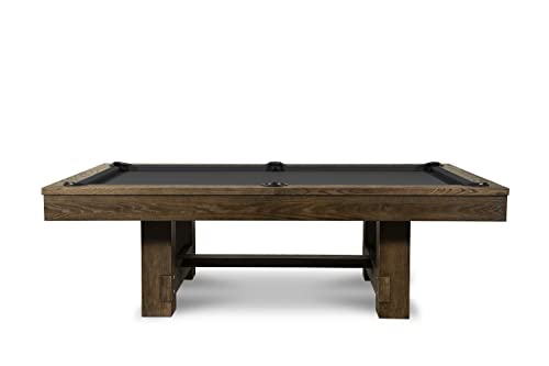 Empire USA - Dakota Slate Pool Table with Premium Billiards Accessories Brownwash
