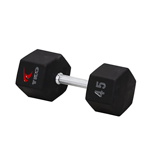 TKO Tri Grip Urethane Dumbbell Set 55-100lbs