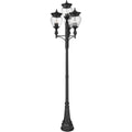 Z-Lite Davina 4 Light Outdoor Post Mounted Fixture Black