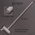 Marine Carpeting Riptide ST 101 36V 60-Inch Trolling Motor Replacement Shaft #2777077 White