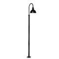 Cocoweb Blackspot 132in Vintage Street Post Lamp Black 8 Inch Shade