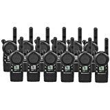 Motorola 12 Pack CLS1410 Two Way Radio Walkie Talkies Black